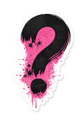 Mystery sticker