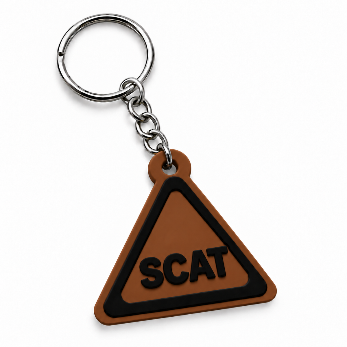 SCAT | Hazard Sign | Kinky Keychain | 3D Printed