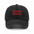 Satan's Favorite | Stone Washed Cap