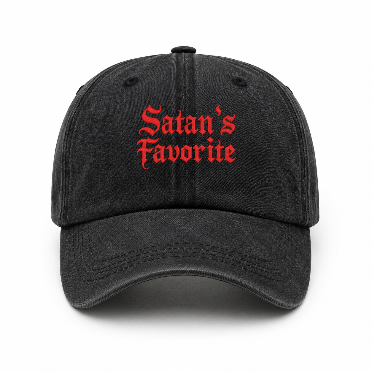 Satan's Favorite | Stone Washed Cap