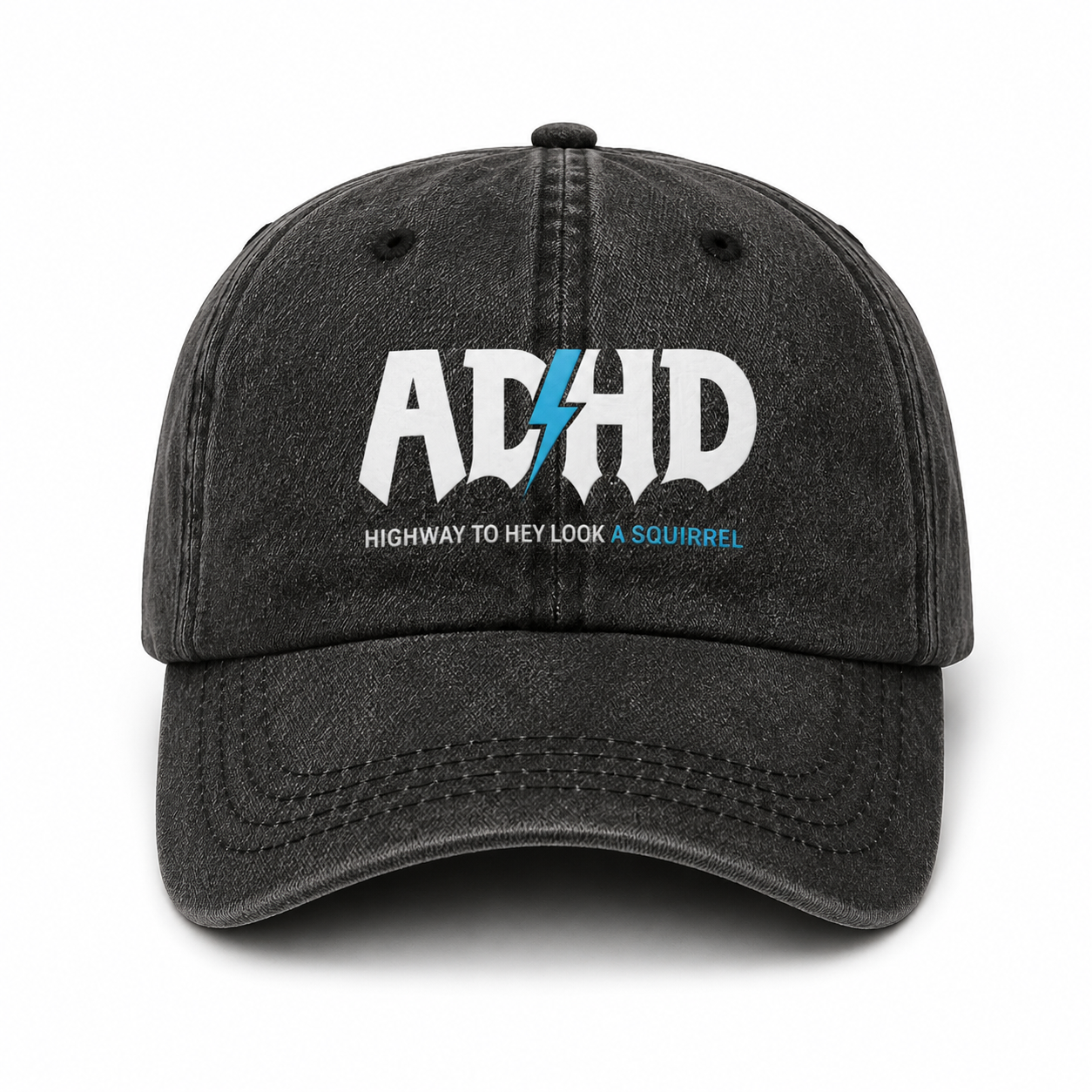 ADHD | Stone Washed Embroidered Cap