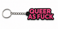 Queer as Fuck | Kinky Keychain | 3D Printed