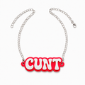 Cunt | 3D Graphic Necklace