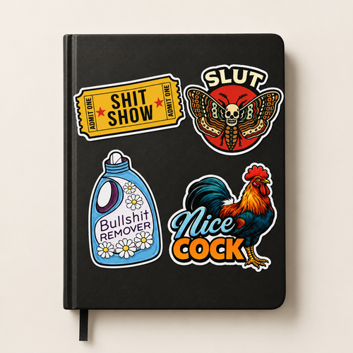 Absolute Whore (Cherry) | Sassy Sticker