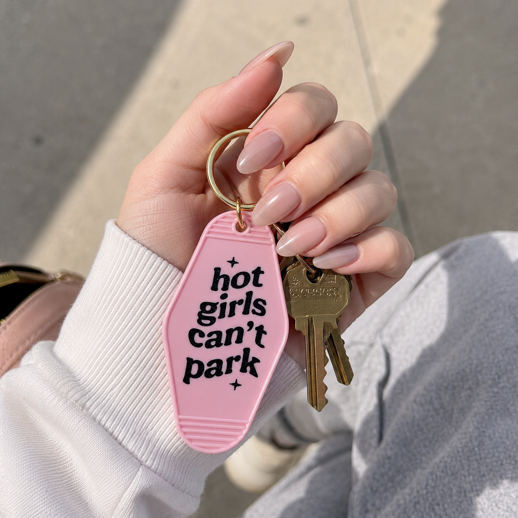 If Stupidity Paid I'd Be Rich | Vintage Style Hotel Keychain
