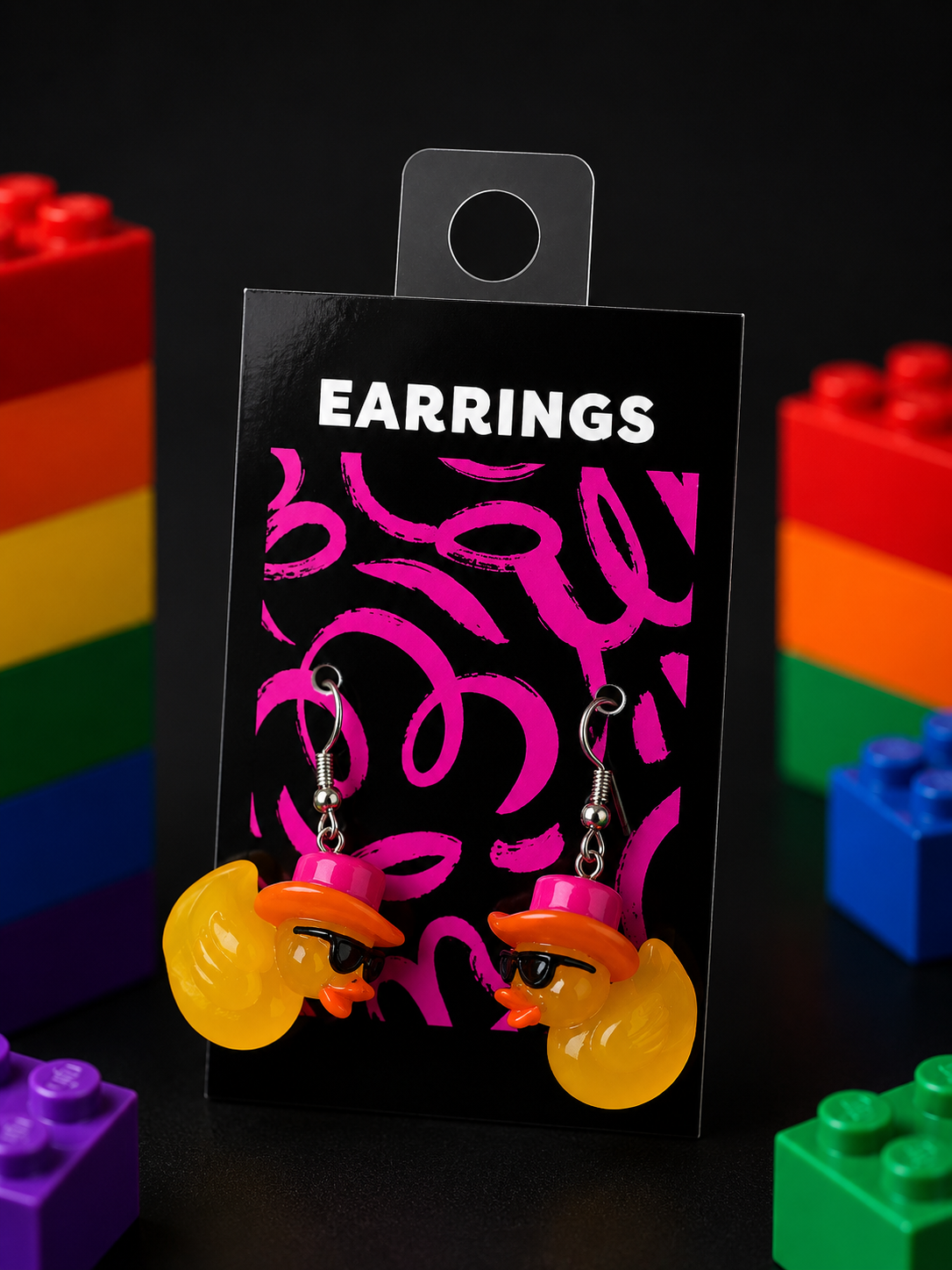 Duck Earrings