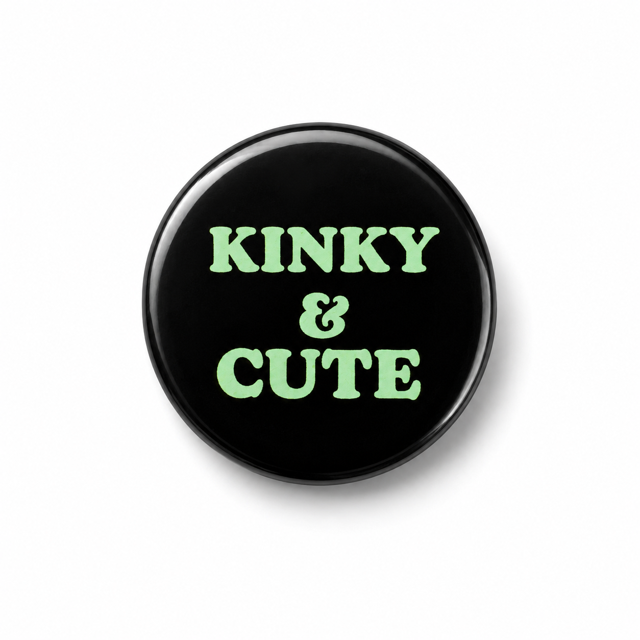 Kinky & cute   | Badge | 32mm