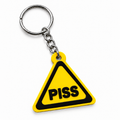 PISS | Hazard Sign | Kinky Keychain | 3D Printed