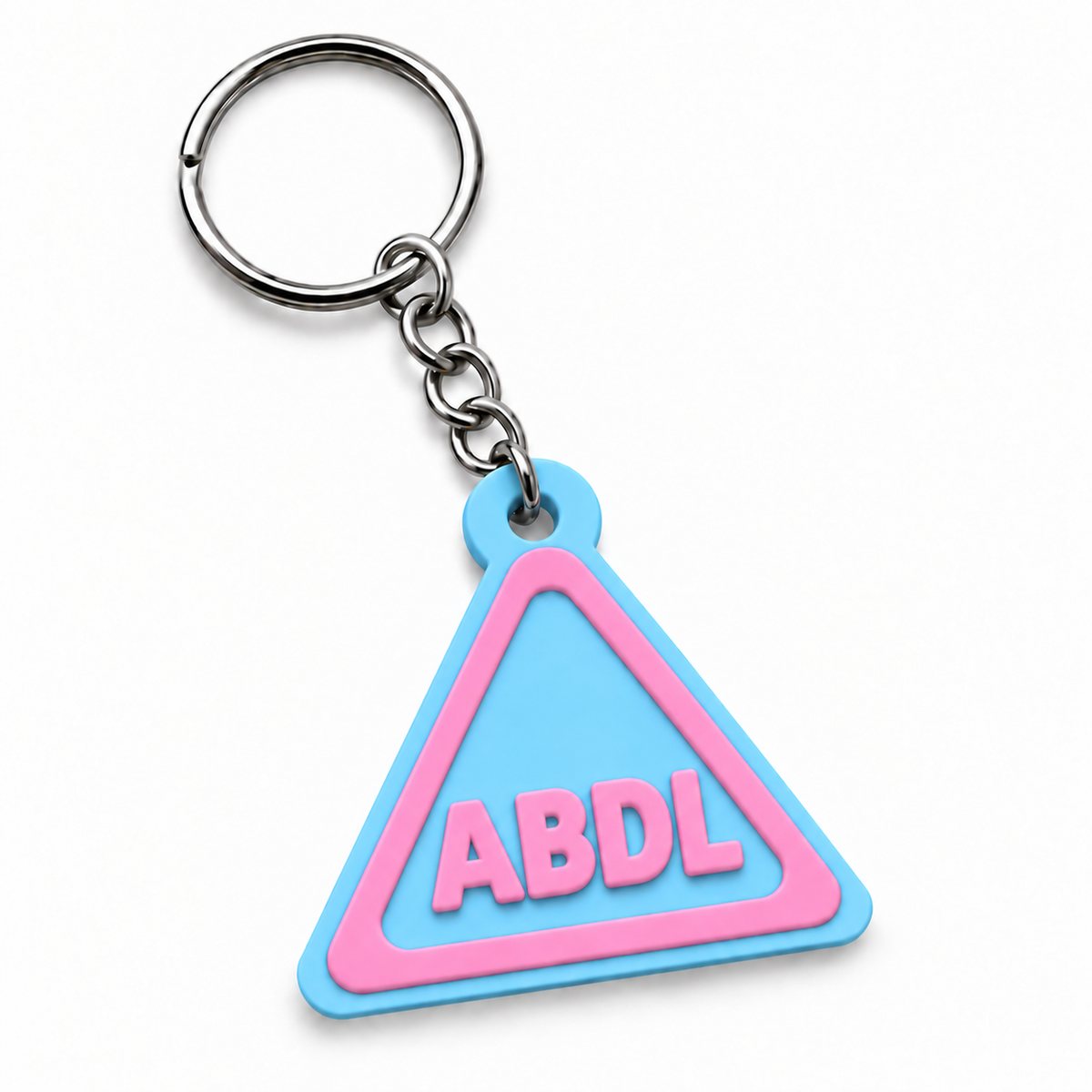 ABDL | Hazard Sign | Kinky Keychain | 3D Printed