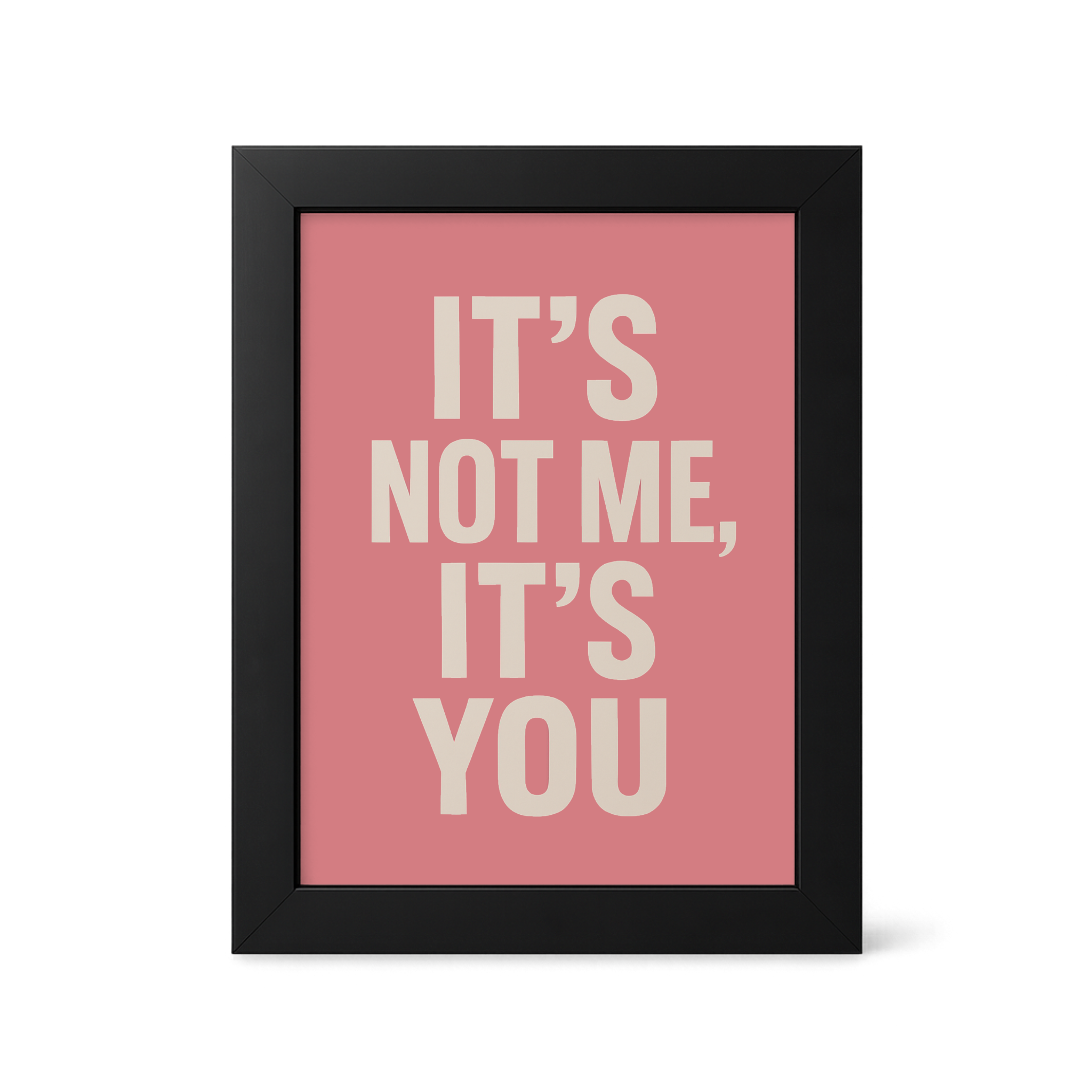 Foul Frame | It's Not Me, It's You | 6" x 4"