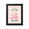 Foul Frame | Off to Cause Some Chaos | 6" x 4"