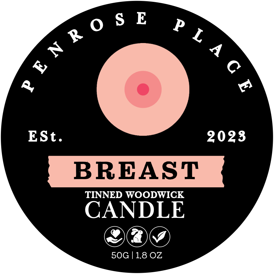 Breat| Tinned Woodwick Candle (Jasmine + Vanilla)