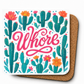 Cheeky Coasters | Floral WHORE