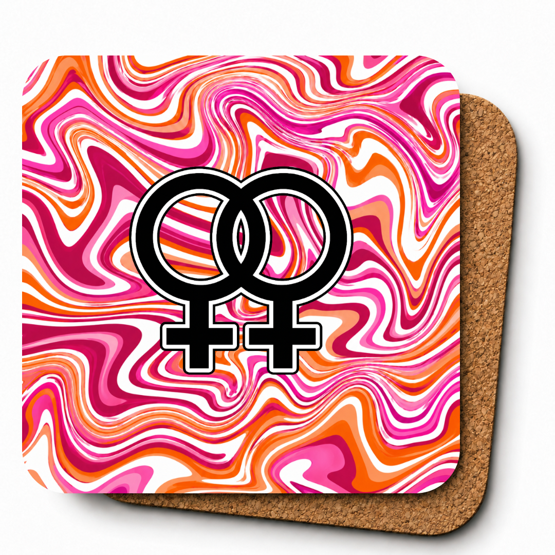 Cheeky Coasters | Psychedelic Lesbian