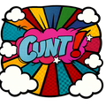 Cunt (Pop Art) | Sassy Sticker