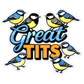 Great Tits | Sassy Sticker