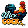 Nice Cock | Sassy Sticker