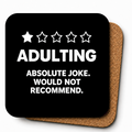 Cheeky Coasters | adulting 1 star