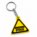 Breeding Stock | Hazard Sign | Kinky Keychain | 3D Printed