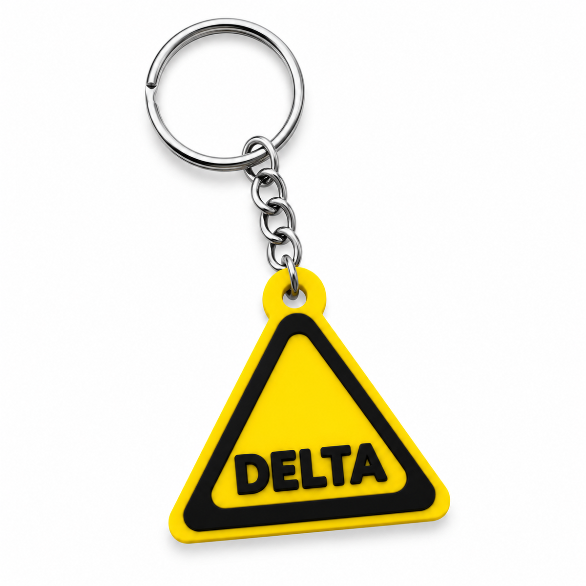 Delta | Hazard Sign | Kinky Keychain | 3D Printed