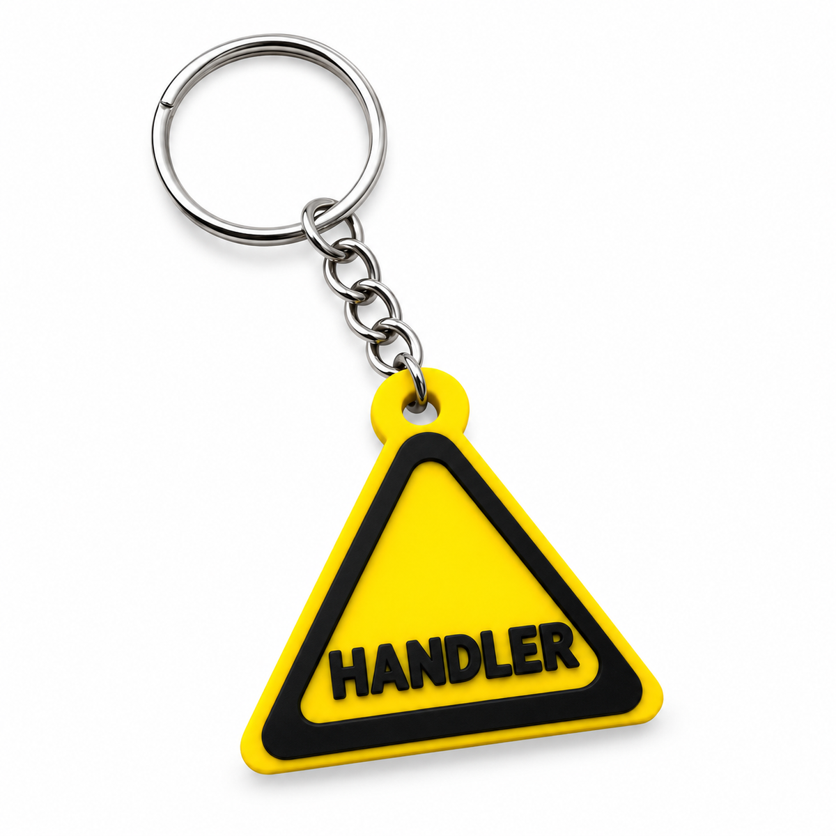 Handler | Hazard Sign | Kinky Keychain | 3D Printed