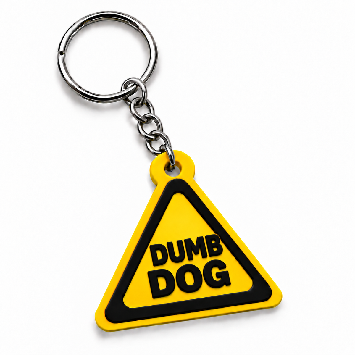 DUMB DOG | Hazard Sign | Kinky Keychain | 3D Printed