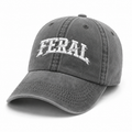 Feral | Stone Washed Embroidered Cap