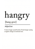 Hangry Definition | Problematic Prints