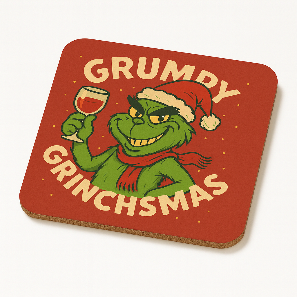 Grumpy Grinchmas | Cheeky Coasters | Christmas