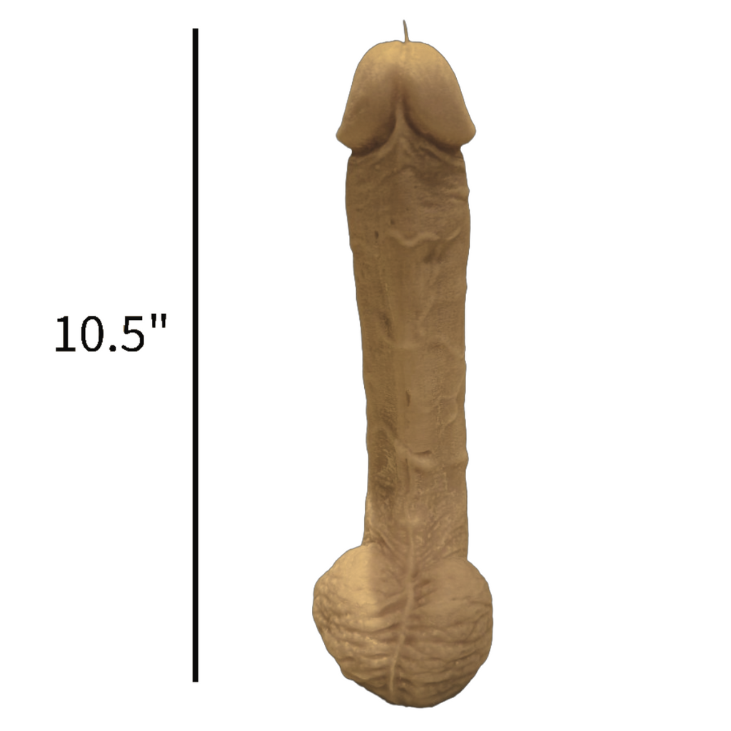 10.5" Cock | Pumpkin Spice Penis | LX Candle