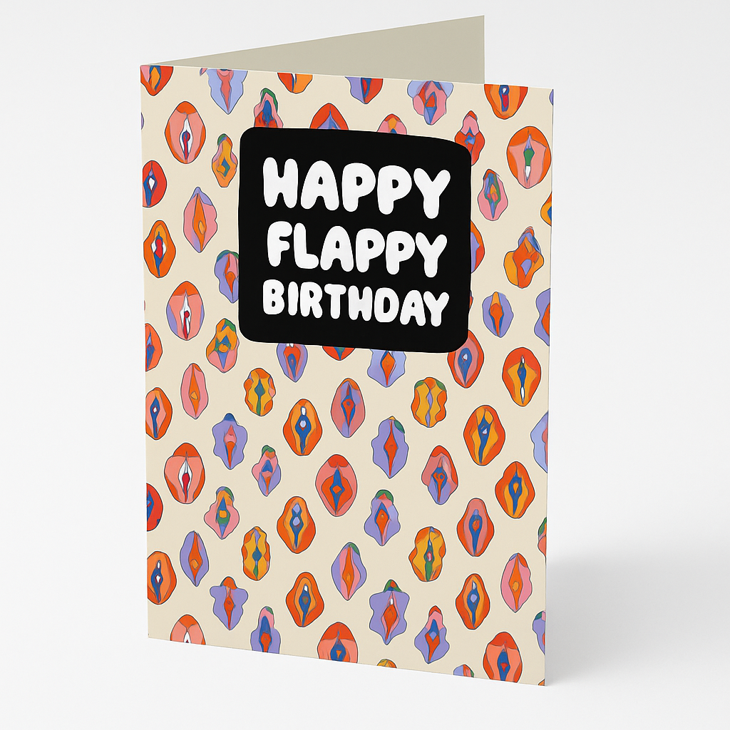 Greetings Card A5 | Flappy Birthday