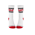 SLUT  | Cotton Crew Socks | Sports | Mid Length