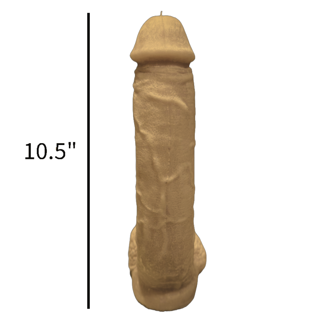 10.5" Cock | Pumpkin Spice Penis | LX Candle