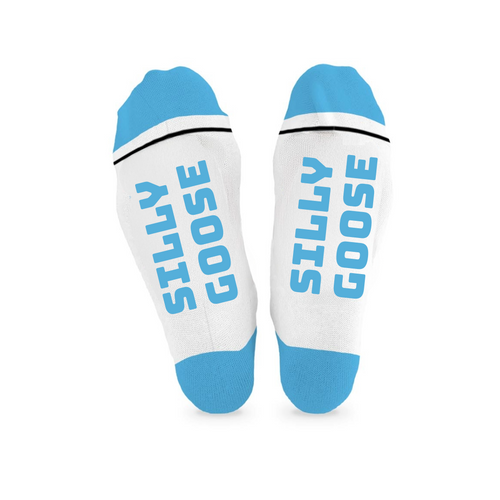 SILLY GOOSE  | Cotton Crew Socks | Mid-length