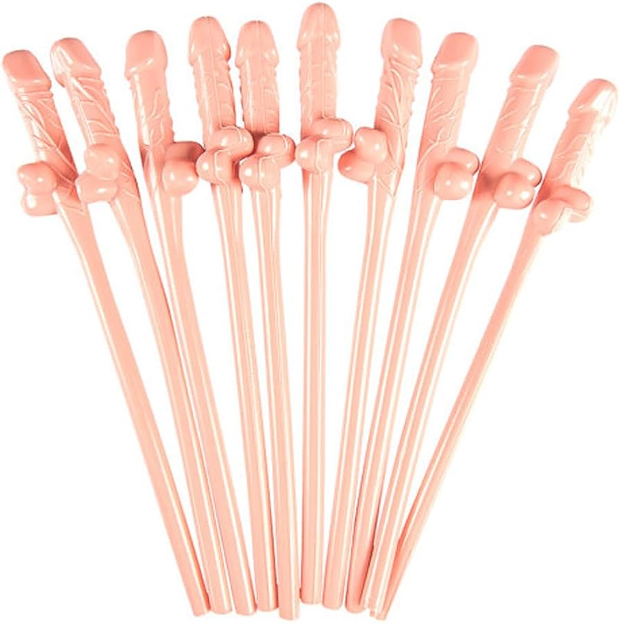 Penis Straws | Party Pack | 5 Straws