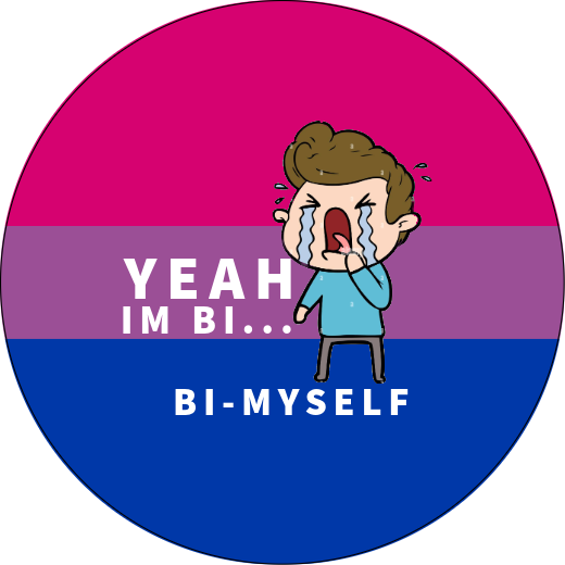 Bi Myself | Badge | 32mm