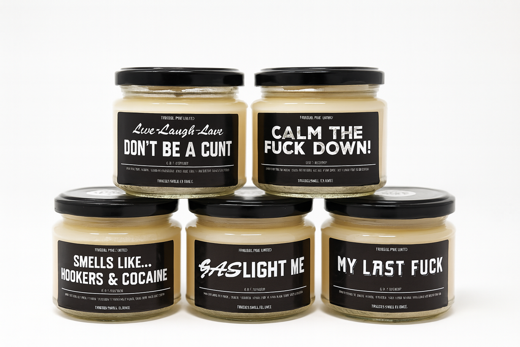 Calm The Fuck Down | Naughty Glassjar Candle | 225g | 35 hours