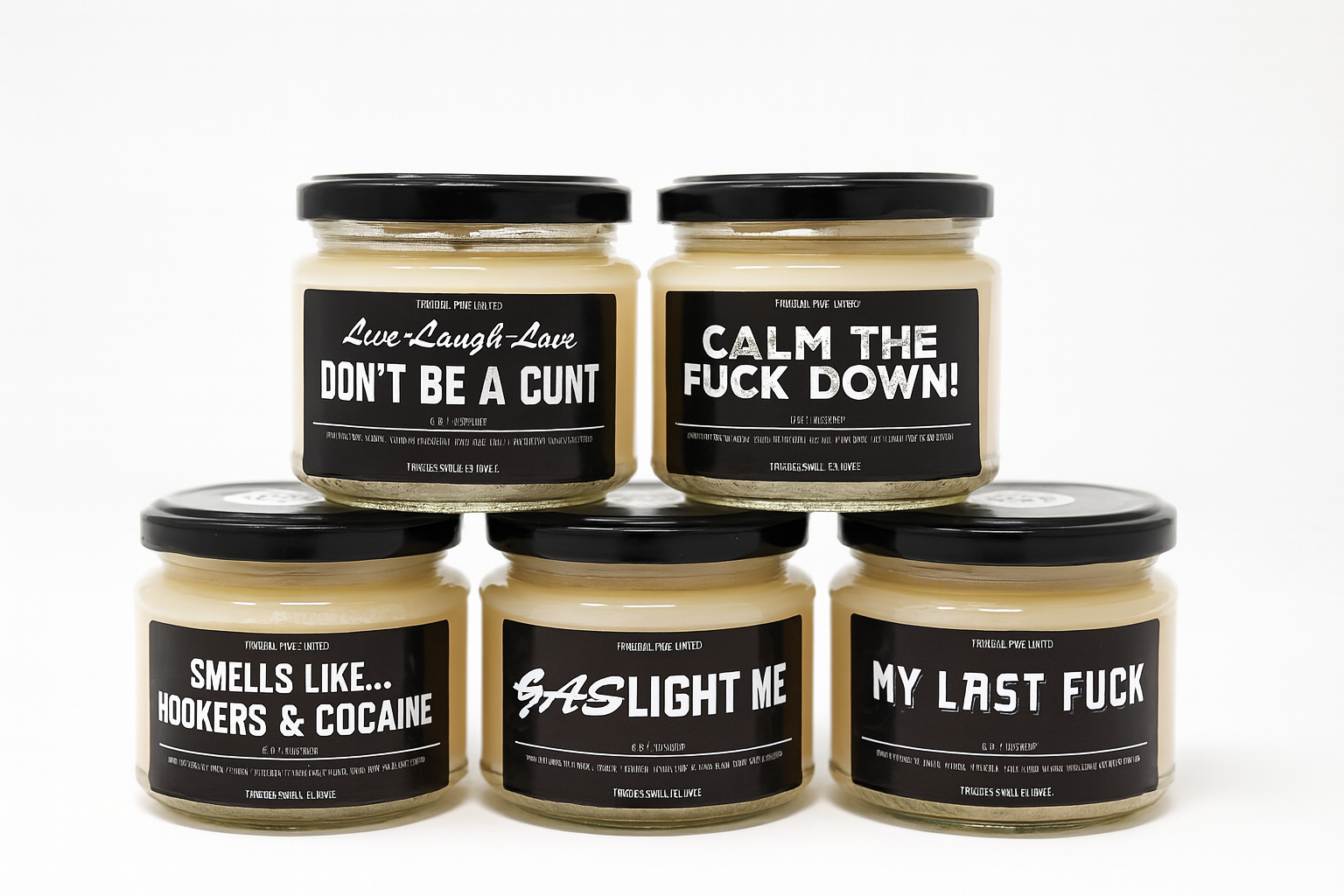 Gaslight me | Naughty Glassjar Candle | 225g | 35 hours