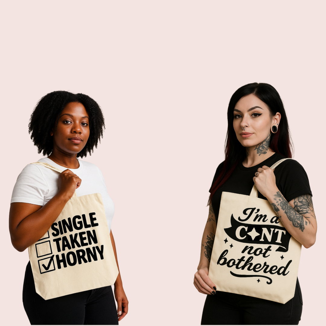 What the Fuck are you looking at? | Tote Bag | White