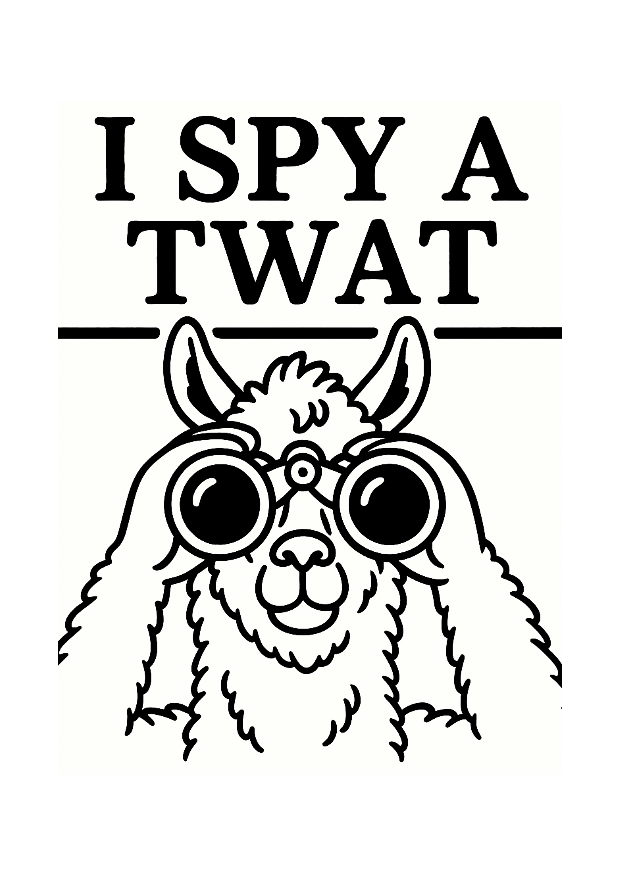 Foul Frame | SPY A TWAT | A5 or A4 Photo in Frame