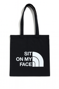 Sit On My Face | Tote Bag | Black