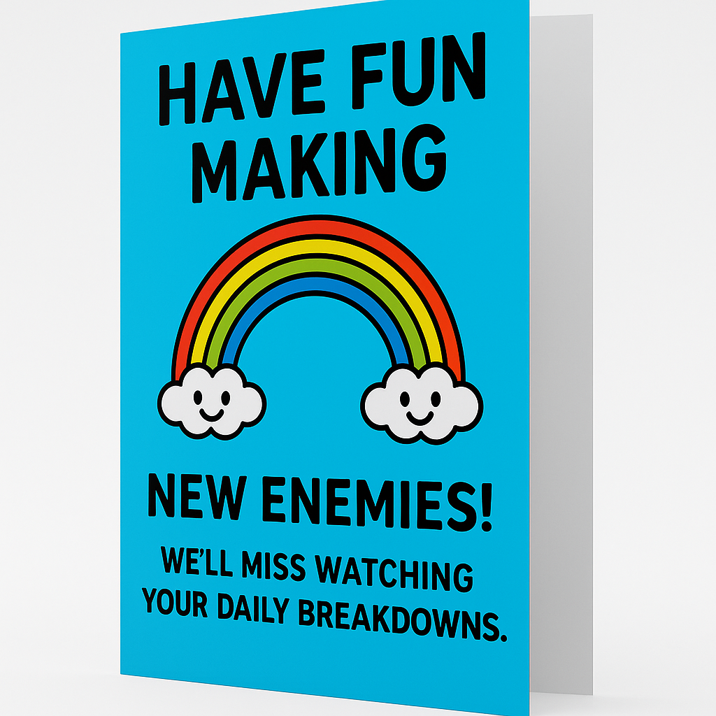 Greetings Card A5 | Work Farewell