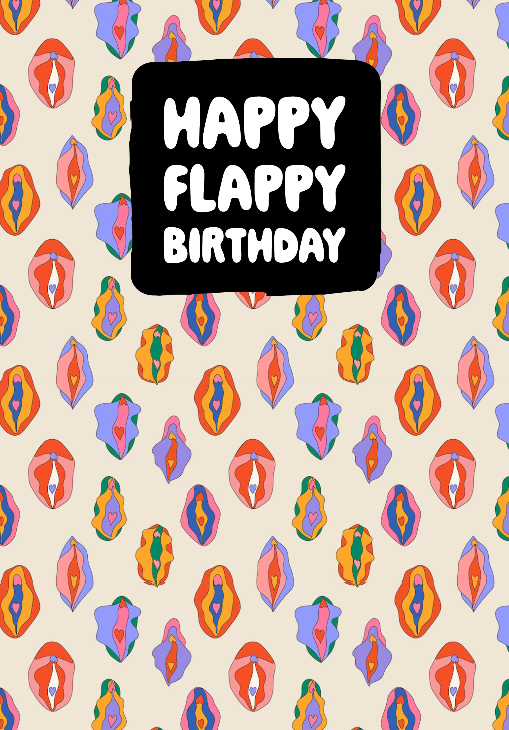 Greetings Card A5 | Flappy Birthday