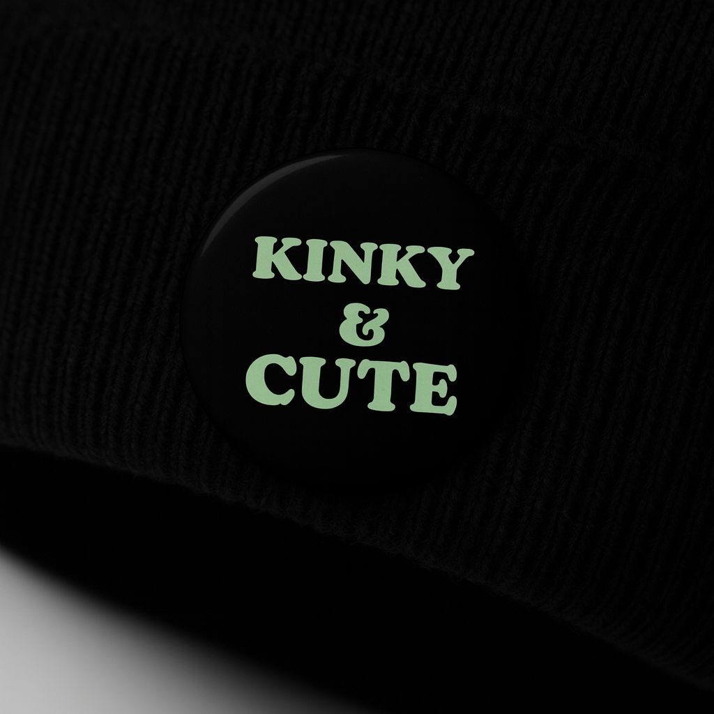 Kinky & cute   | Badge | 32mm