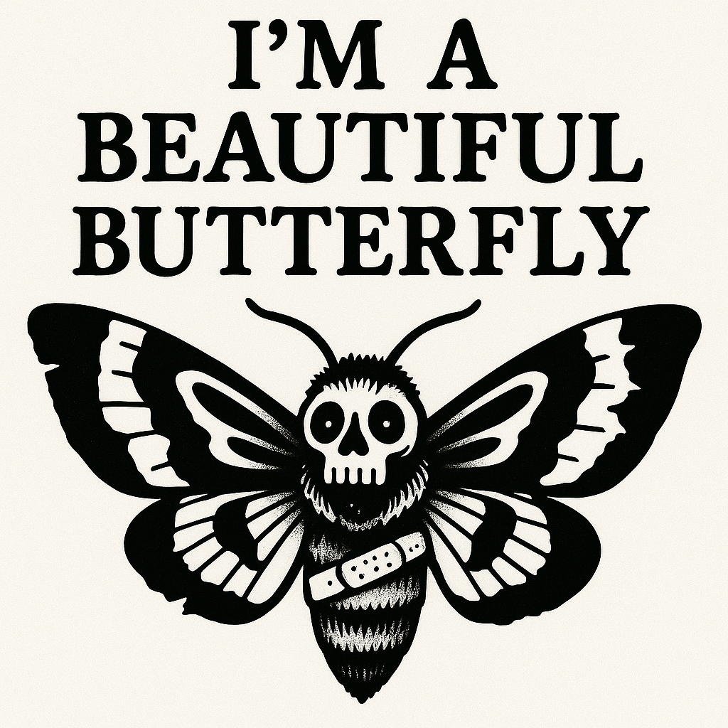 Foul Frame | I'm a Beautiful Butterfly | A5 or A4 Photo in Frame