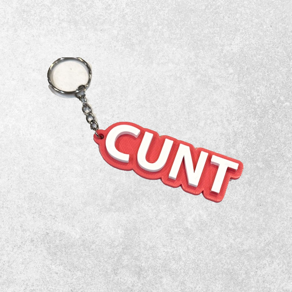 Custom & Bespoke |  3D Printed Keychain set of 6 and FREE Design Service