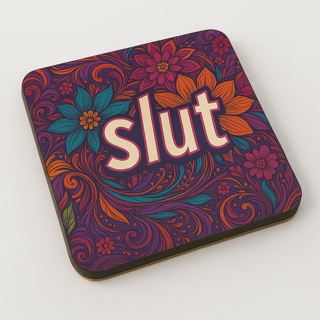 Cheeky Coasters | Slut