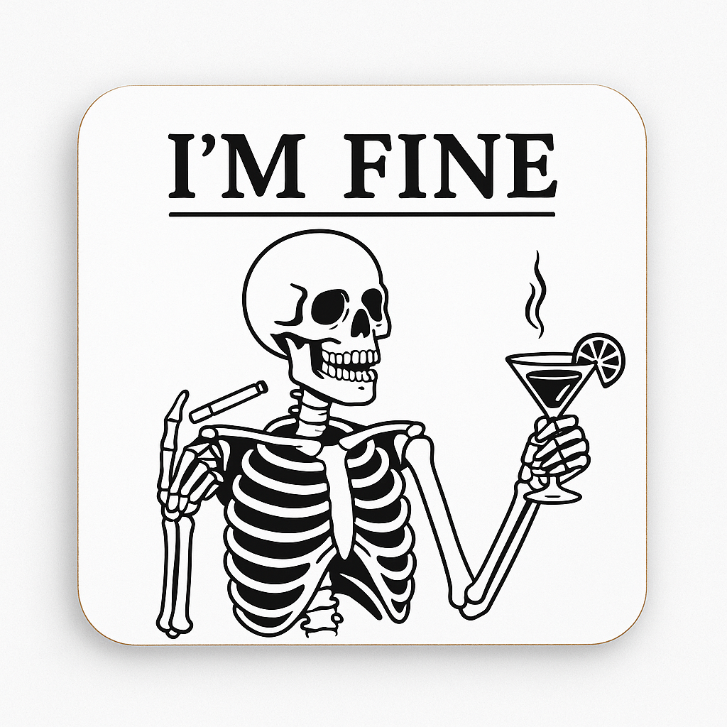 Cheeky Coasters | I'M FINE
