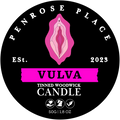 Vulva  | Tinned Woodwick Candle (Jasmine + Vanilla)