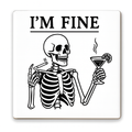 I'M Fine | Mischievous Magnet | 5cm x 5cm